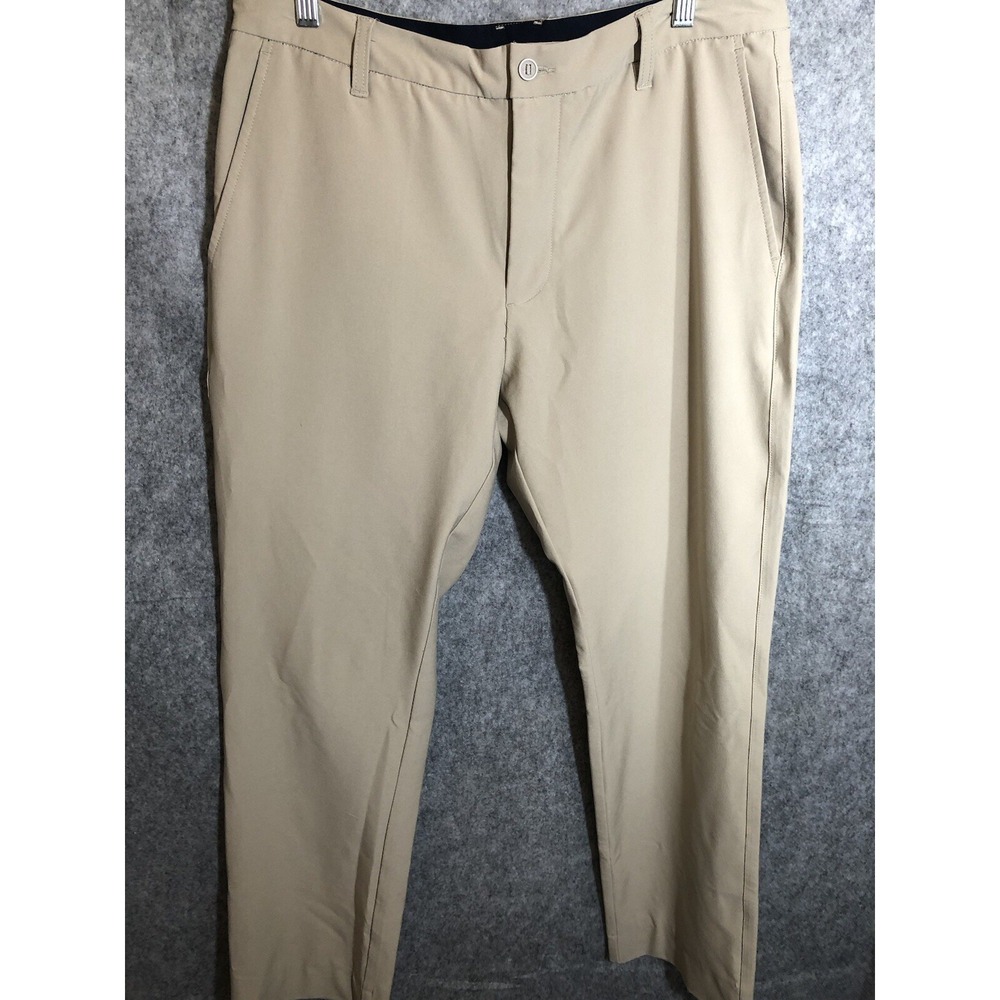 FootJoy Pants Men 34x32 Tan Golf Performance Athleisure Sports Career Casual